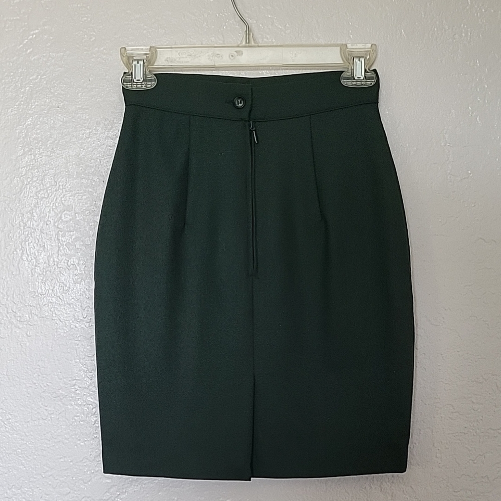 United Colors Of Benetton Dark Green Pencil Skirt